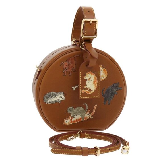 Louis Vuitton Handbags - LOUIS VUITTON Catgram Petite Boite Chapeau Shoulder Bag Brown